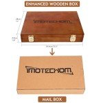 12-Piece Carving Chisel Set with Wooden Box