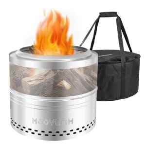 Portable Stainless Steel Smokeless Fire Pit 20