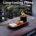 Portable Tabletop Fire Pit & Smores Maker Set