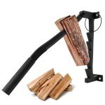 Heavy Duty Wall Mounted Kindling Splitter Tool