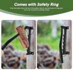 Heavy Duty Wall Mounted Kindling Splitter Tool