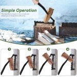 Heavy Duty Wall Mounted Kindling Splitter Tool