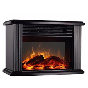 DONYER 1500W Mini Electric Tabletop Heater (Black)
