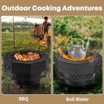 BriSunshine Portable Smokeless Fire Pit & Grill