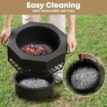 BriSunshine Portable Smokeless Fire Pit & Grill
