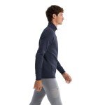 Arc'teryx Heavyweight Fleece Zip Neck - Black Sapphire