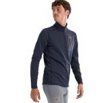 Arc'teryx Heavyweight Fleece Zip Neck - Black Sapphire
