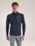 Arc'teryx Heavyweight Fleece Zip Neck - Black Sapphire
