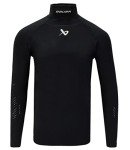 Bauer Hockey Long Sleeve Neck Protect Shirt - Black