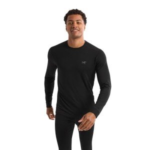 Arc'teryx Men’s Lightweight Merino Wool Crew – Black