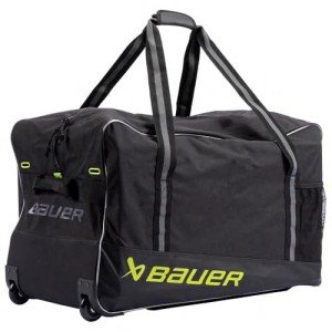 Bauer Hockey Core Wheel Bag '24 - Black/Neon