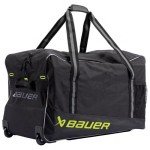 Bauer Hockey Core Wheel Bag '24 - Black/Neon