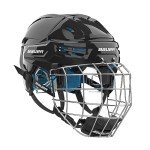 Bauer Re-Akt 65 Hockey Helmet Combo - Large Black
