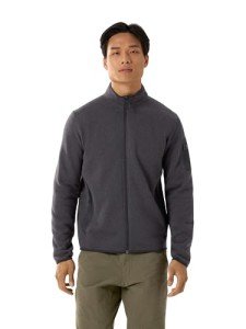 Arc'teryx Covert Cardigan for Men - Black Heather II