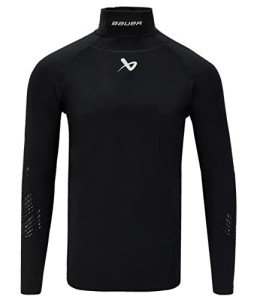 Bauer Hockey Neck Protect Long Sleeve Shirt - Black