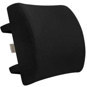 LOVEHOME Lumbar Support Cushion - Black