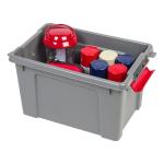 Lockable 5 Gallon Storage Totes - 6 Pack