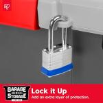 IRIS Lockable 20 Gallon Storage Totes, 6 Pack