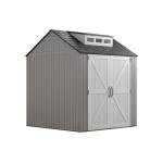 Rubbermaid 7x7 Ft Outdoor Storage Shed - Gray