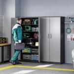 Letaya Lockable 5-Shelf Metal Storage Cabinet