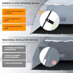 Siebwin Extra Large Portable Spray Paint Booth