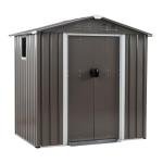 Shintenchi 6x4 FT Waterproof Outdoor Storage Shed