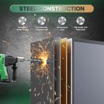 Letaya Lockable 5-Shelf Metal Storage Cabinet