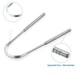 Stainless Steel Tongue Scrapers - 3 Pack