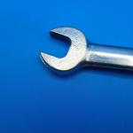 Vintage Gray 9/16" 12-Point Combination Wrench