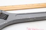 Snap-On 15" Adjustable Wrench, Gray Finish