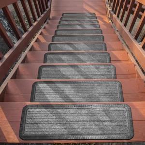 All-Weather Non-Slip Stair Treads - Pack of 5