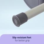 Adjustable 3-in-1 Bedside Commode with Microban