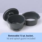 Adjustable 3-in-1 Bedside Commode with Microban