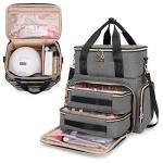 BAFASO Double Layer Nail Polish Organizer with Dryer