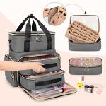 BAFASO Double Layer Nail Polish Organizer with Dryer