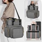 BAFASO Double Layer Nail Polish Organizer with Dryer