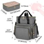 BAFASO Double Layer Nail Polish Organizer with Dryer