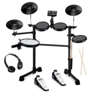 VIP Electric Drum Set Bundle with Headphones