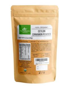 Organic Ceylon Cinnamon Powder, Premium Grade, 3.5 oz
