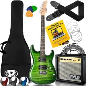 VIP Guitar and Amp Bundle Package - Green