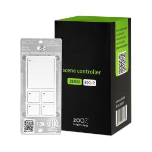 Zooz Z-Wave Plus Scene Controller ZEN32 - White