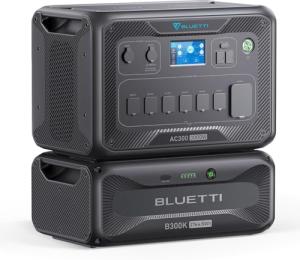 BLUETTI Portable Power Station AC300 & B300 Combo
