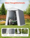 VEVOR Heavy-Duty Portable Outdoor Storage Shed