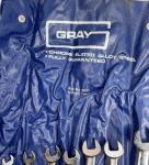 Vintage Gray Canada Metric Wrench Set