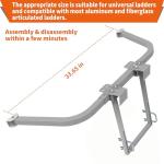 Heavy-Duty Ladder Stabilizer with Anti-Slip Feet