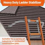 Heavy-Duty Ladder Stabilizer with Anti-Slip Feet