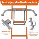 Heavy-Duty Ladder Stabilizer with Anti-Slip Feet