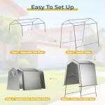 Portable Weather-Resistant Carport Shed for Bikes