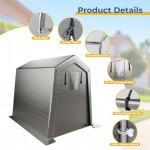 Portable Weather-Resistant Carport Shed for Bikes