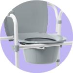 Medline 3-in-1 Commode with Elongated Seat